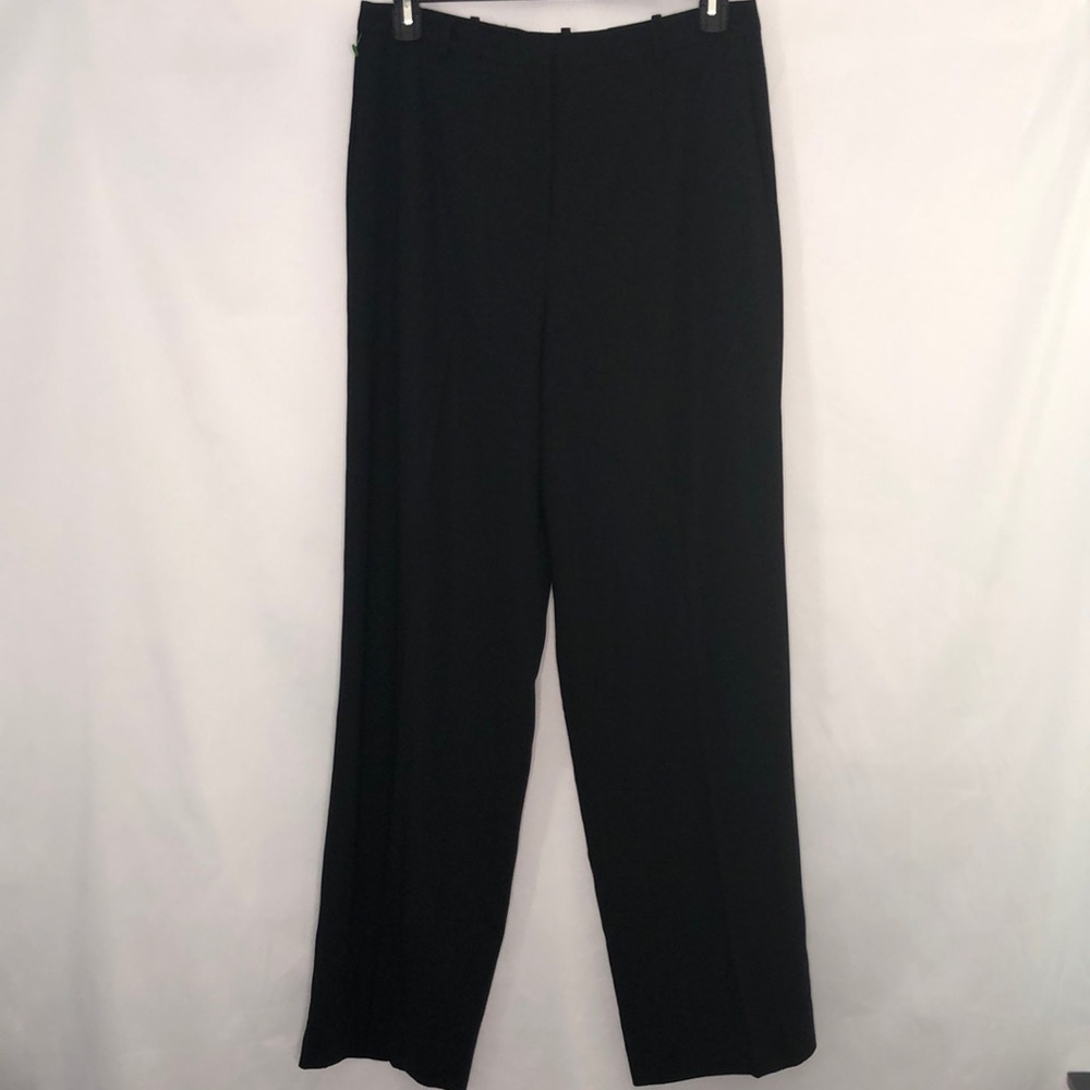 BILL BURNS Nordstrom Black Pocket Wool Blended  Pants Size 12